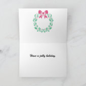 Carte Un Globe de Noël (Intérieur)