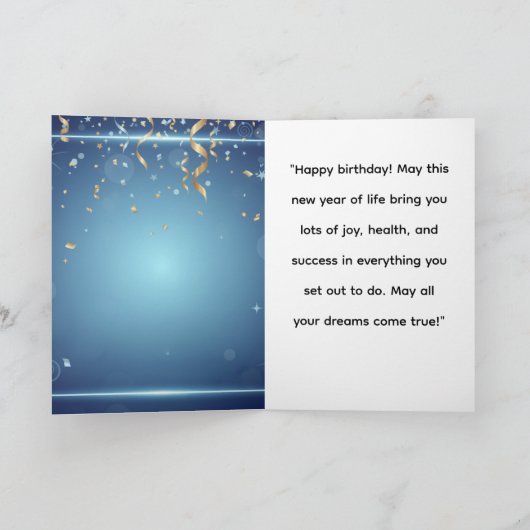 Carte Un Gran Día Para Celebrar (Intérieur)