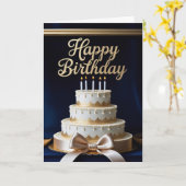 Carte Un Gran Día Para Celebrar (Fleur jaune)