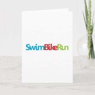 Carte Un grand cadeau de Triathlon pour votre ami ou fam