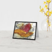 Carte Un grand merci (Fleur jaune)