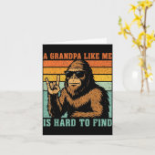 Carte Un grand-père comme est difficile à trouver bigfoo (Fleur jaune)