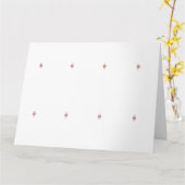 Carte Un graphique rouge vif présente un d floral créati (Fleur jaune)