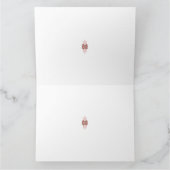 Carte Un graphique rouge vif présente un d floral créati (Intérieur)