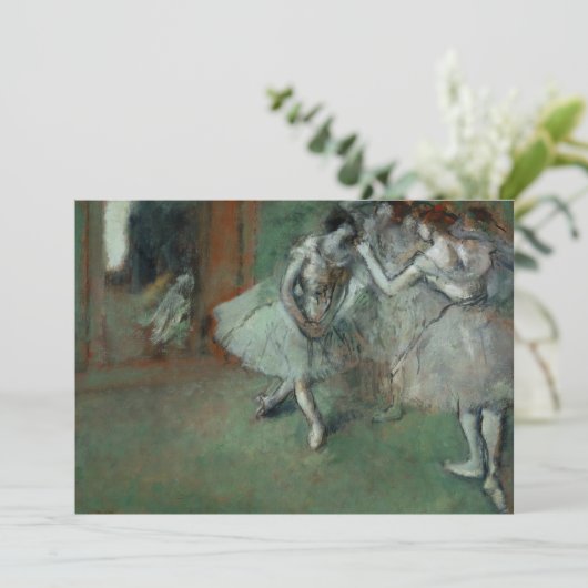 Carte Un groupe de danseurs | Edgar Degas (Debout devant)
