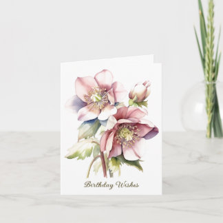 Carte Un Groupe D'Hellebores