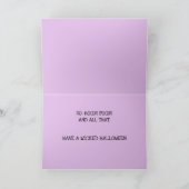 Carte Un Halloween méchant (Intérieur)
