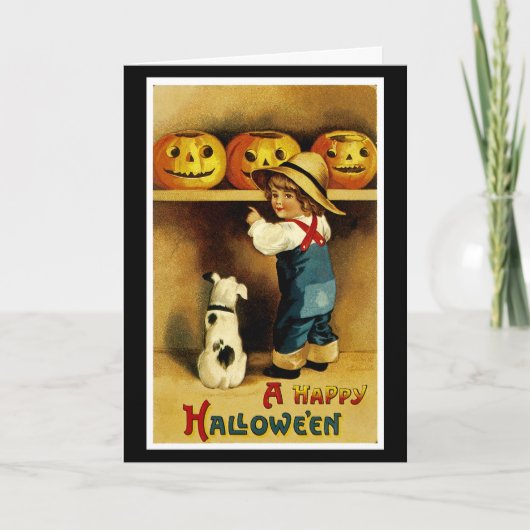 Carte Un Halloween réjouissant (Devant)