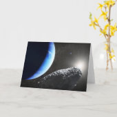 Carte Un Hippocamp de la minuscule lune de Neptune. (Fleur jaune)