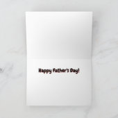 Carte Un hommage à Chalkboard : Je ❤️ papa (Intérieur)