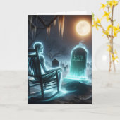 Carte Un Homme Ghomajorité Assis Dans Une Chaise À Roche (Fleur jaune)