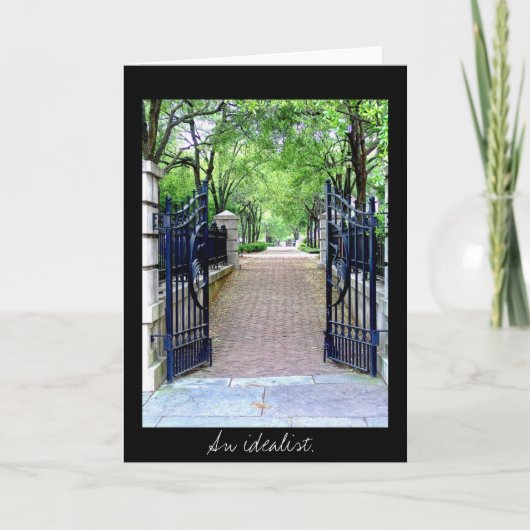 Carte Un idéaliste (Devant)