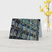 Carte Un incendie de New York échappe à l'art pop, blanc (Fleur jaune)