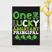 Carte Un instant chanceux Principal St Patricks Day  (Fleur jaune)