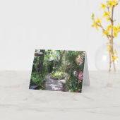 Carte Un jardin magique (Fleur jaune)
