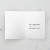 Carte Un joli hérisson en forêt (Intérieur)