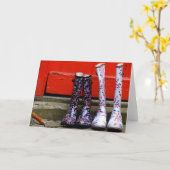 Carte Un jour dans le jardin (Fleur jaune)