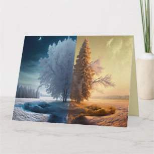 Carte Un jour en hiver