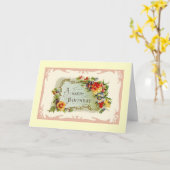 Carte Un joyeux anniversaire (Fleur jaune)