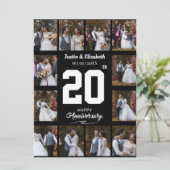 Carte Un joyeux anniversaire 12 Photo Collage (Debout devant)