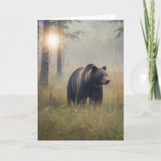 Carte Un joyeux anniversaire à Beary (Devant)