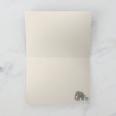 Carte Un joyeux anniversaire d'éléphant Extraordinaire V (Intérieur)