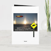 Carte Un joyeux anniversaire pour un petit Alien (Dos)