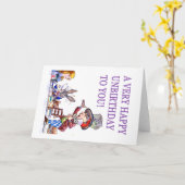 Carte Un Joyeux anniversaire pour vous (Fleur jaune)