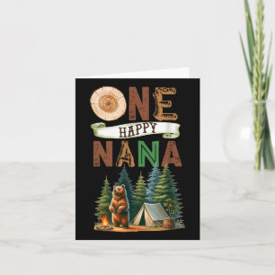 Carte Un Joyeux Camper Nana Premier Anniversaire Camping
