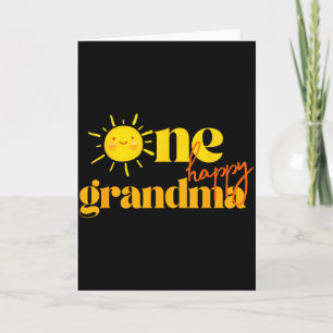 Carte Un joyeux grand-mère anniversaire Premier tour aut