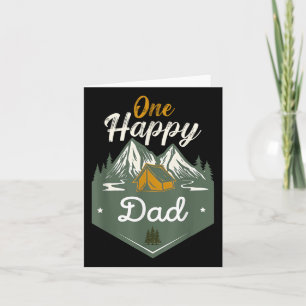 Carte Un Joyeux Papa Camper Anniversaire Garçon Camping 
