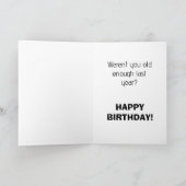 Carte Un joyeux souhait d'anniversaire (Intérieur)