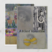 Carte Un Klimt Valentine (Devant / Derrière)