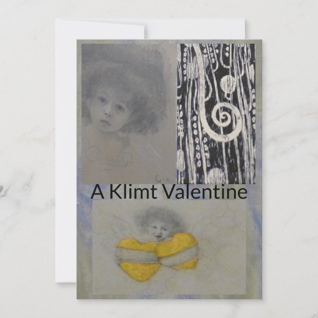 Carte Un Klimt Valentine (Devant)