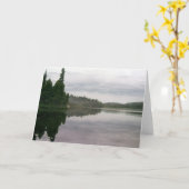 Carte Un lac tranquille (Fleur jaune)