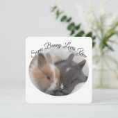 Carte Un Lapin T'Aime (Debout devant)