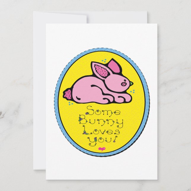 Carte Un Lapin T'Aime (Devant)