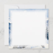 Carte Un léopard des neiges sur un pic enneigé (Dos)