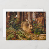 Carte Un lièvre dans la forêt | Hans Hoffmann (Devant / Derrière)