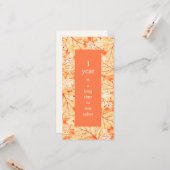 Carte Un long anniversaire pour rester sobre (Devant/Arrière en situation)