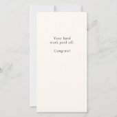 Carte Un long anniversaire pour rester sobre (Dos)