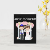 Carte Un Mariage juif vient de se marier à la mariée de (Fleur jaune)