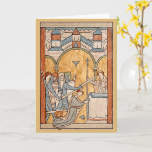 Carte Un Martyre précoce de St. Thomas Becket dans l'art
