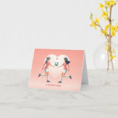 Carte Un match parfait (Fleur jaune)