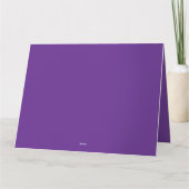 Carte Un mélange abstrait de teintes violettes et roses (Dos)