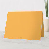 Carte Un mélange de teintes jaune et orange crée un vibr (Dos)