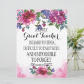 Carte Un Merci enseignant vraiment formidable Appréciati (Debout devant)