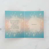 Carte Un merci tendre aux couleurs d’aube (Intérieur)