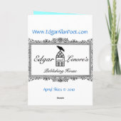 Carte Un Message De Paix (Dos)