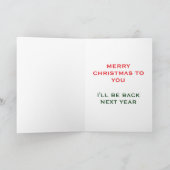 Carte Un message du Père Noël (Intérieur)